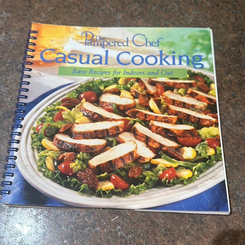 5/$25.00 Pampered Chef Casual Cooking Easy Recipes for Indoors & Out
